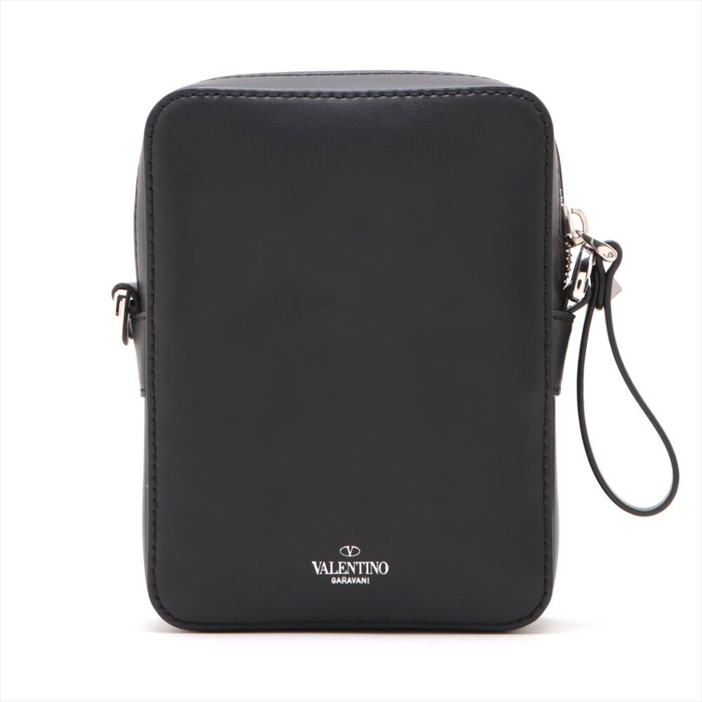 Sold✅Valentino VLTN Leather Shoulder bag Black - Picture 4 of 7